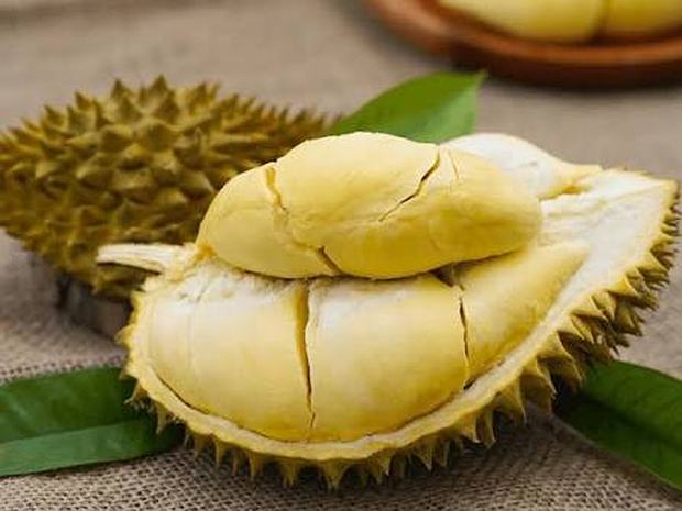 Múi sầu riêng vàng óng, cùi dày